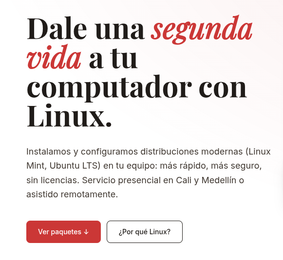 Instalación Linux